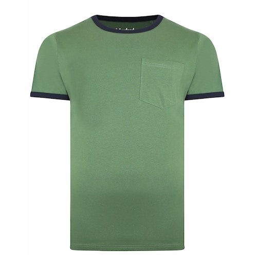 Bigdude Ringer T-Shirt Deep Green